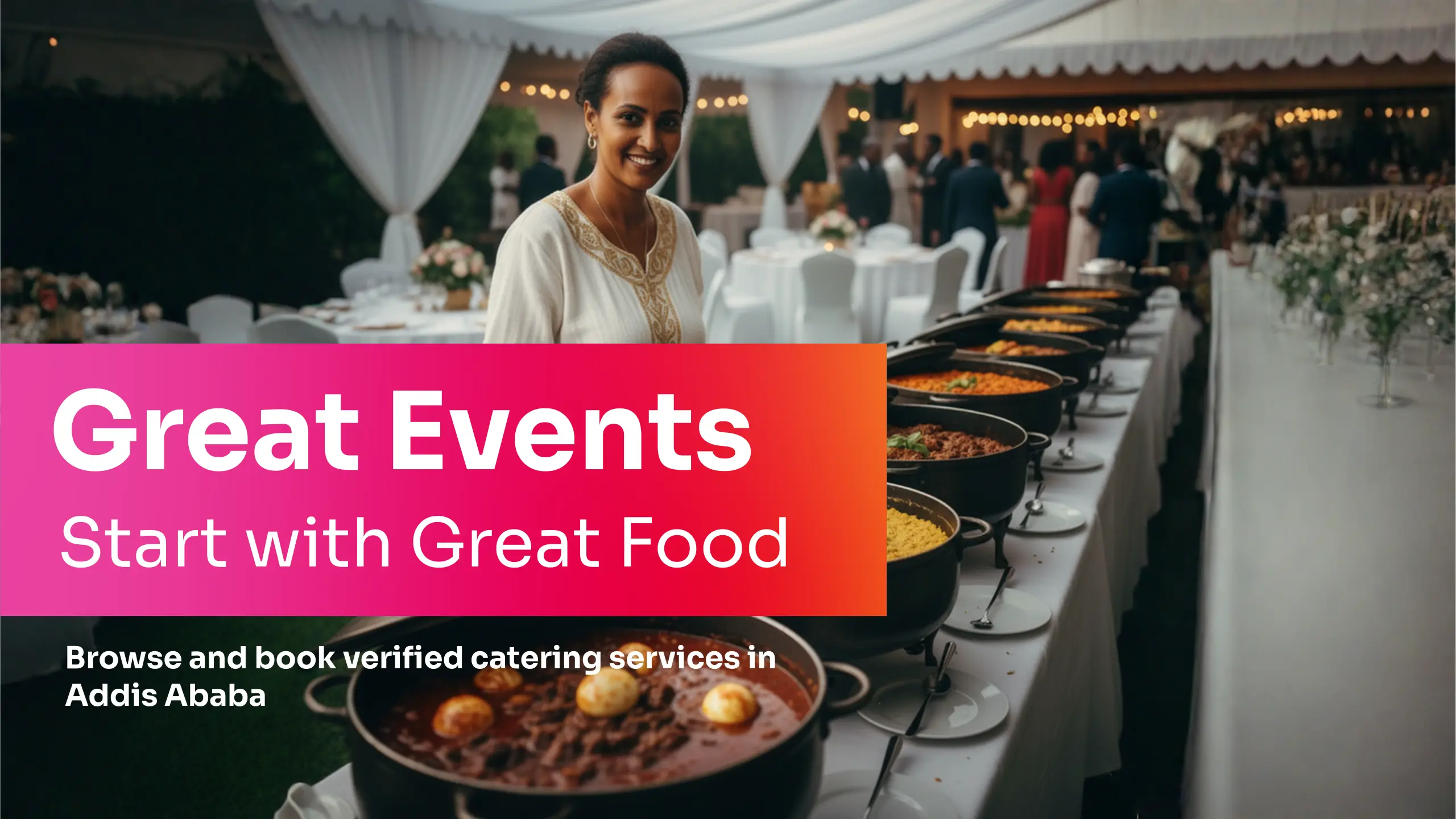 Catering services Addis Ababa – browse and book verified local caterers for weddings and events