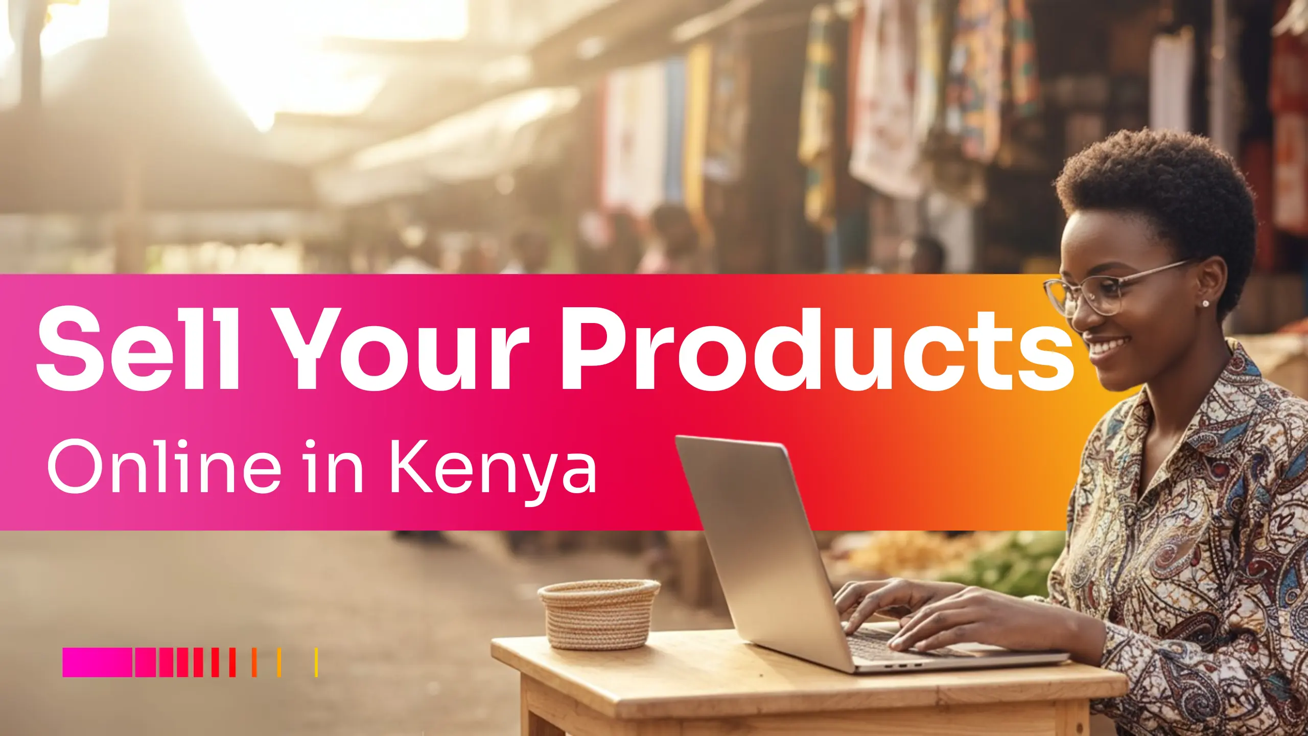 Sell products online in Kenya with a simple and professional shop