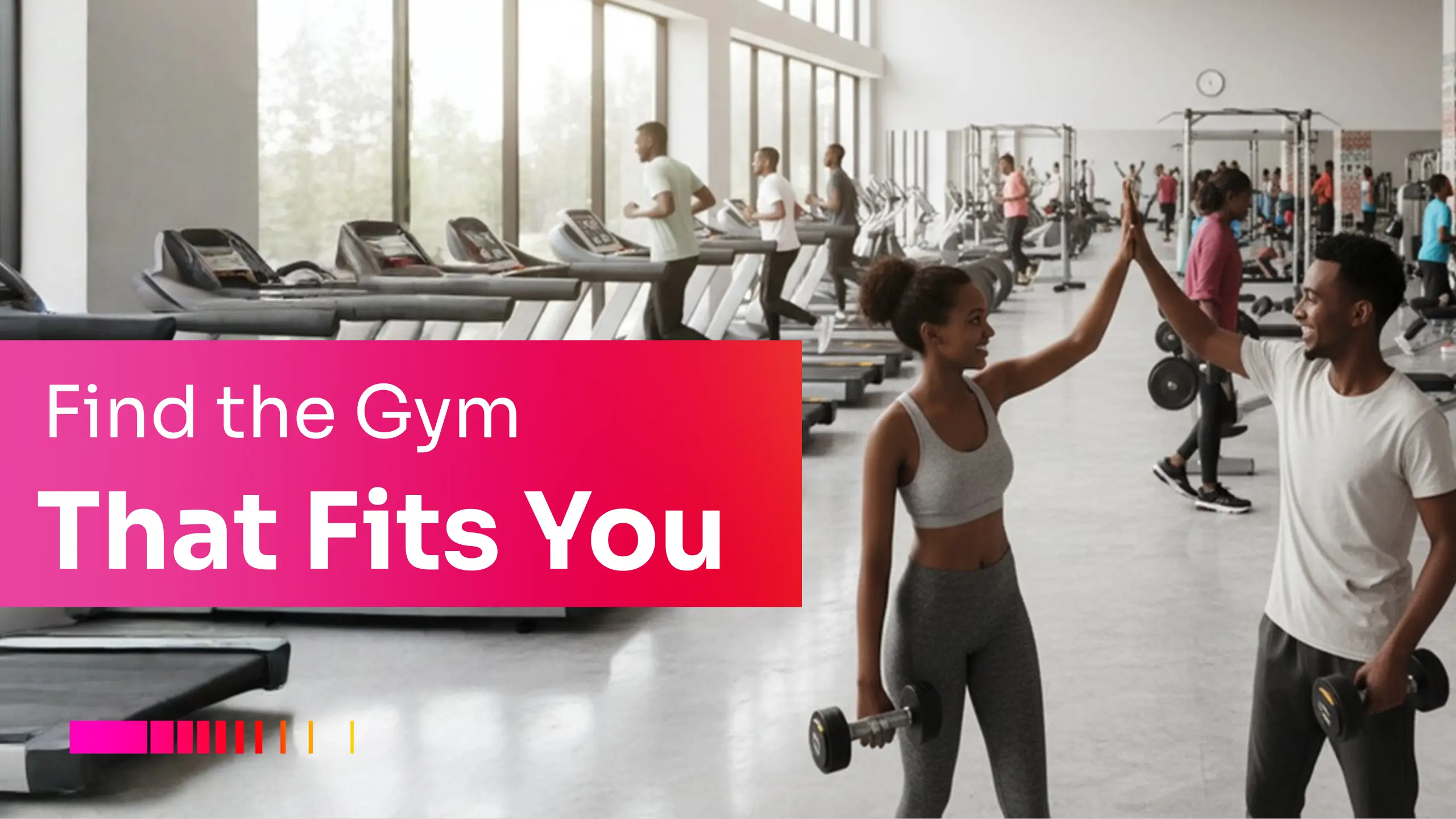 Fitness gyms near me in Ethiopia – people working out in a modern gym.