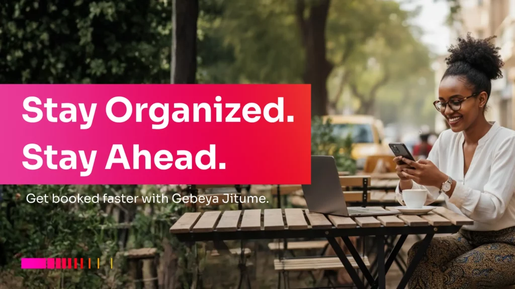 Get booked faster with Gebeya Jitume appointment scheduling software in Ethiopia.”