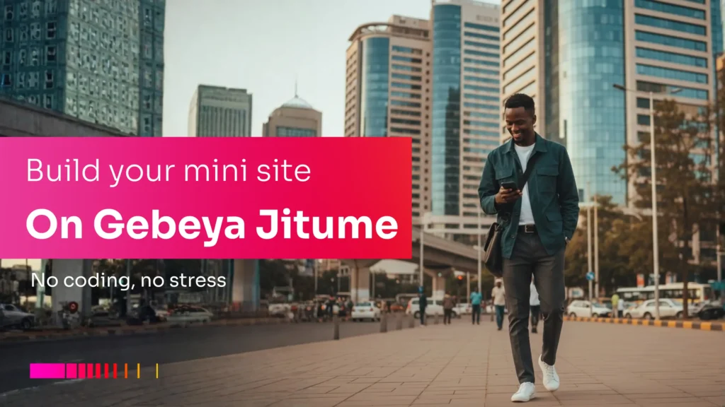 Ethiopian freelancer website builder CTA image for mini websites