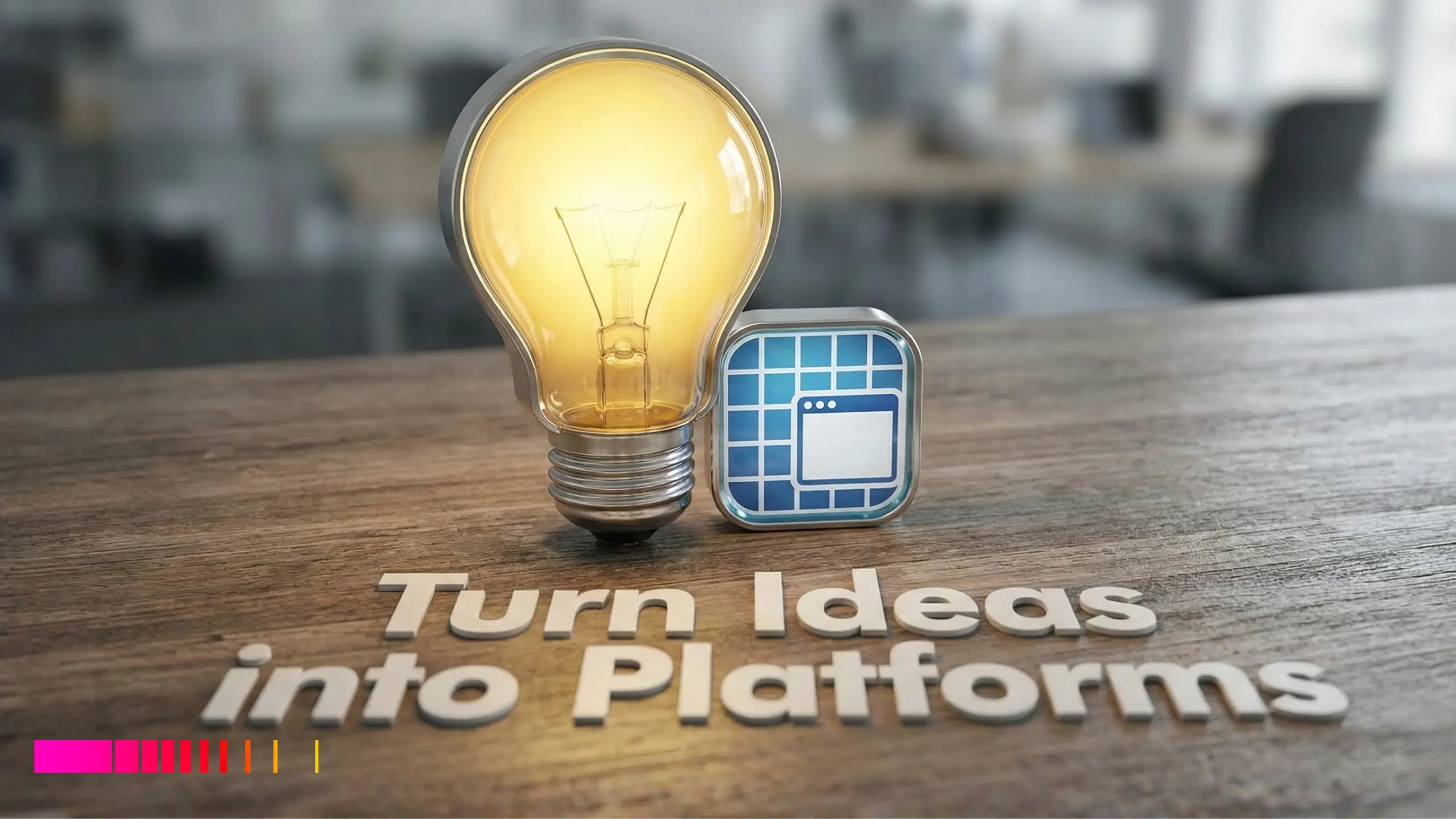 AI app builder turning ideas into platforms