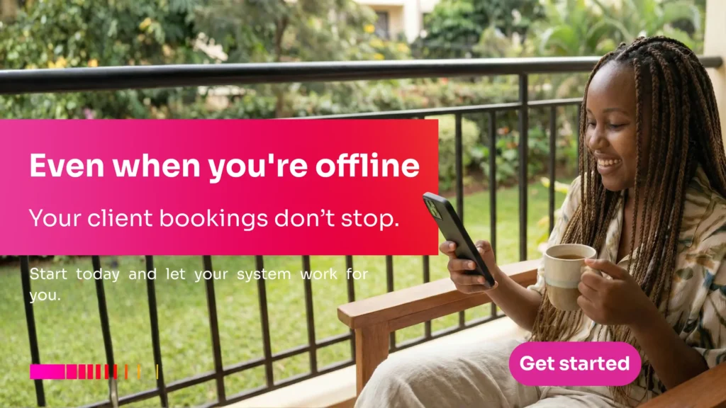 Automated client booking system Kenya for service providers