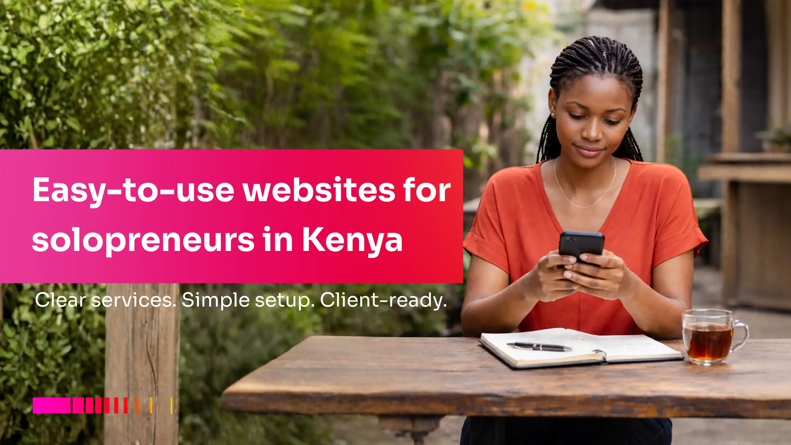 Professional online presence Kenya for solopreneurs