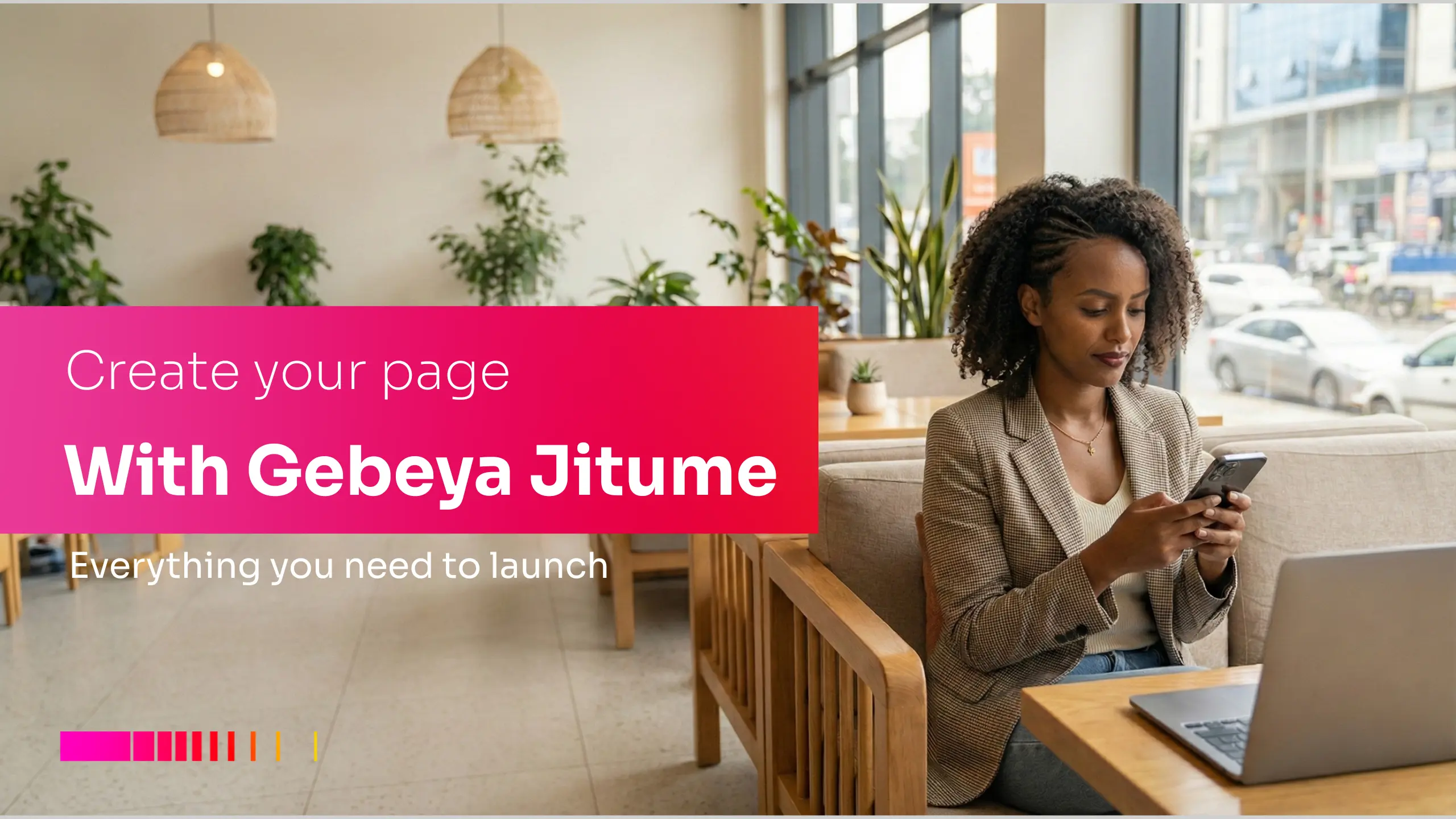 Best mobile website builder in Ethiopia used by entrepreneur on mobile