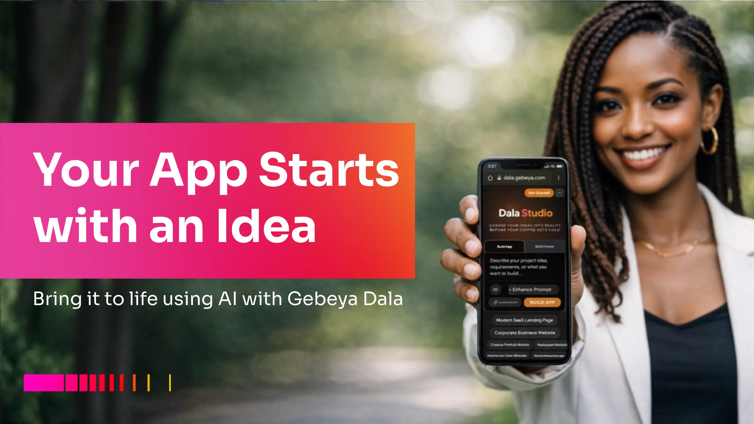 Turn idea into app in Kenya with Gebeya Dala Studio