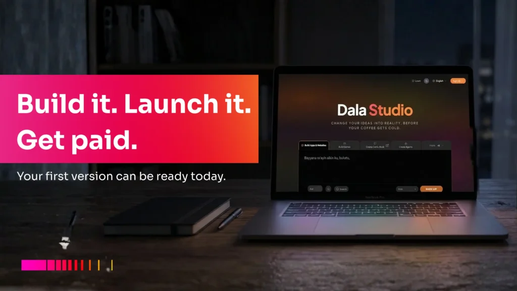 No-code AI app builder to launch and earn with AI